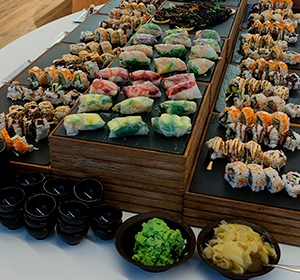 Sushi for events and buffets
